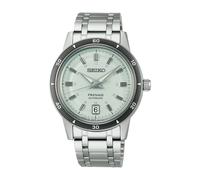 Seiko Presage SRPL71J1 Style 60's Auto Watch - Ice Green Dial, Steel Bracelet