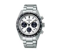Seiko Prospex SSC813P1 Speedtimer Solar Chronograph Men's Watch - 39mm Stainless Steel, White Panda Dial