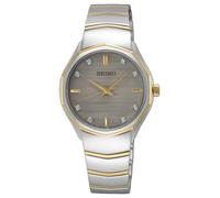 Seiko Quadrante Grigio Con Diamanti Caprice (30 Mm) / Bracciale In SUR616P1