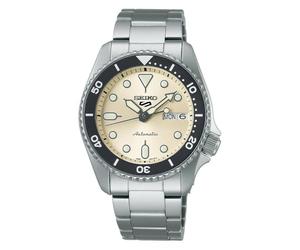 SEIKO Quadrante monocromatico 5 sport skx automatico midi (38 mm) / acciaio inossidabile SRPK31K1