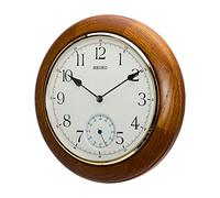 Seiko QXA432B - Orologio da parete unisex, bianco, rund