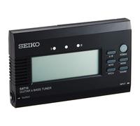 Seiko SAT10BE Stunning Guitar/Bass Tuner with Flat Tuning Function-Bla