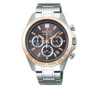 SEIKO SBTR026 Spirit Quartz Chronograph mens Watch Spedito dal Giappone, nero, Cronografo