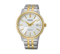 Seiko SRPH92K1 Men's Automatic Watch, White Dial, Two-Tone Stainless Steel Bracelet