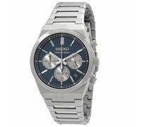 Seiko SSB453P1 Men's Chronograph Watch, Blue Dial, Stainless Steel Bracelet