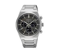 Seiko SSB455P1 Men's Chronograph Watch, Grey Dial, Stainless Steel Bracelet