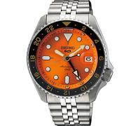 Seiko SSK005K1 SSK005K1 Negozio sportivo Edizione limitata Movimento GMT Arancione carica manuale automatica SKX Sports Style, tipo di braccialetto, arancione, tipo di bracciale, Arancione, Tipo di