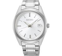 Seiko SUR307P1 Men's Quartz Watch - Silver Dial, Stainless Steel Bracelet