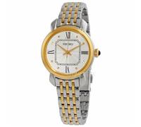 Seiko SUR498P1 Women's Quartz Watch, Silver Dial, Two-Tone Stainless Steel Bracelet