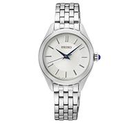 Seiko Orologio da donna SUR537P1 – Quarzo 29 mm Acciaio Inox Bracciale Argento Impermeabile