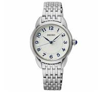 Seiko SUR561P1 Women's Quartz Watch, White Dial, Stainless Steel Bracelet