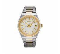 Seiko SUR578P1 Women's Quartz Watch - Two-Tone Steel, White Dial, 34mm