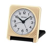 Seiko Sveglia analogica in plastica da Viaggio Oro QHT015G - NUOVO