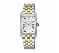 Seiko SWR087P1 Women's Quartz Watch, White Dial, Two-Tone Stainless Steel Bracelet