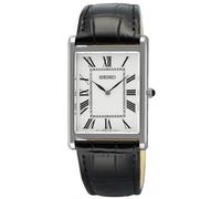 SEIKO SWR103P1 Orologio Uomo Quarzo Rettangolare Pelle