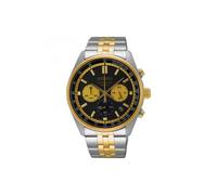 Seiko Uomo Orologio Cronografo Quadrante Nero Acciaio Inox SSB430P1