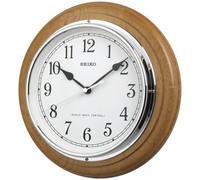 SEIKO WALL CLOCK RADIO CONTROLLED RD AR WOOD