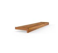 Seiletech.de Banca per finestre in PVC, 25 cm x 140 cm, rovere dorato, per interni, davanzale interno, al metro, soggiorno, decorazione in plastica