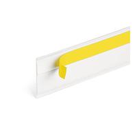 Seiletech.de Listello per finestra con labbro - 50 m - 30 mm x 1,5 mm - autoadesivo - bianco - listello piatto guarnizione profilato