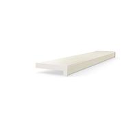 Seiletech.de Panchina per finestra in PVC, 40 cm x 100 cm, rovere scandinavo, davanzale della finestra, per interni, al metro, per soggiorno, decorazione, plastica