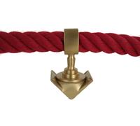 Seilinneneckträger Supporto-Corda Ottone Opaco Per 30 MM Corrimano Treppenseil