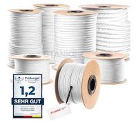 Seilwerk STANKE 10 m 18 mm corda in polipropilene corda intrecciata pp corda bianca corda da ormeggio corda intrecciata corda da ritorto