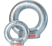 Seilwerk STANKE 50x Ghiera M8 dado ad anello zincato 8 mm