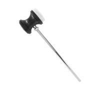 Seimneire Battitore per pedale per grancassa, doppio lato, con albero in acciaio inox, accessorio per percussione, confezione da 1, colore nero