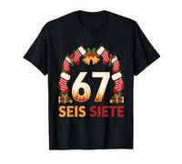 SEIS Siete 67 Sei Sette Natale 67 Meme Maglietta
