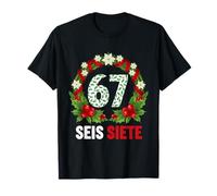 SEIS Siete Six Seven Natale 67 Meme Maglietta