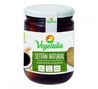 Seitan naturale sterilizzato in barattolo - Confezione da 2 pezzi (250 g c/u) - Proteine del grano a lunga conservazione - consistenza solida per ferro e stufati - senza bisogno di freddo - 500 g