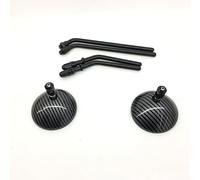 Seitenspiegel 8mm 10mm Motorcycle Back View Mirror Round Shape Rearview Side Mirrors For Y&AMAHA MT-07 MT-09 MT-10 FZ1 FZ8 For X&max For NMAX(Carbon fiber)