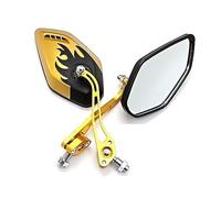 Seitenspiegel Moto 8 MILLIMETRI 10 MILLIMETRI Viti Specchi Retrovisori Con Per Z125 Z250 Z300 Z750 Z750R Z800 Z900 Z1000(Yellow)