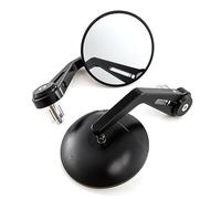 Seitenspiegel Moto Bar End Specchio Retrovisore Specchi Per 7/8 "22mm Per Per N&INJA 400 Z650 Z750 Z800 Z900(Schwarz)