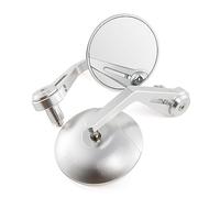Seitenspiegel Moto Bar End Specchio Retrovisore Specchi Per 7/8 "22mm Per Per N&INJA 400 Z650 Z750 Z800 Z900(Silver)