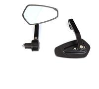 Seitenspiegel Moto Bike A&TV 7/8 '' 22mm Bar End Laterale Specchietto Retrovisore Per D&UCATI Per A&PRILIA Per Vittoria(White lens)