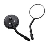 Seitenspiegel Moto Specchi 8mm Filo Specchietto Retrovisore Per H&arley XL 883 Per Strada Per Re CB400 GN250(Schwarz)