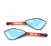 Seitenspiegel Moto Specchi Specchietto Retrovisore Laterale Per S&uzuki GSR400 GSR600 GSR750 GSR 600 400 750(Big Orange)