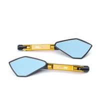 Seitenspiegel Moto Specchi Specchietto Retrovisore Laterale Per S&uzuki GSR400 GSR600 GSR750 GSR 600 400 750(Small Yellow)