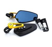 Seitenspiegel Per 7/8 "22mm Moto Manubrio Vista Posteriore Specchi Per Y&AMAHA MT-07 MT-09 MT07 MT09 R1 R6 R15 R25 FZ6 FZ6R XJ6(Yellow)