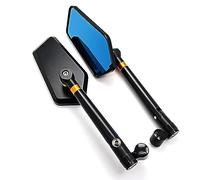 Seitenspiegel Specchi Retrovisori Moto 8mm 10mm Per G310R F700GS F800R G650GS K1200R R1150GS F650GS(Schwarz)