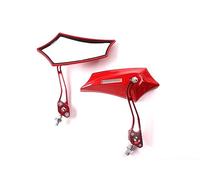 Seitenspiegel Specchietti Retrovisori Pieghevoli Per Moto Specchietto Retrovisore Per Moto Con Manubrio Per Moto A Vite Da 8 Mm 10 Mm(Red)