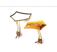 Seitenspiegel Specchietti Retrovisori Pieghevoli Per Moto Specchietto Retrovisore Per Moto Con Manubrio Per Moto A Vite Da 8 Mm 10 Mm(Yellow)