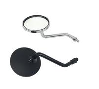 Seitenspiegel Specchietto Retrovisore Moto Specchietto Retrovisore Ovale Per Y&AMAHA FZ1 F&azer FZ6 FZ6R FZ8 XJ6 MT-07 MT-09 FZ9 FZ-09(Black short)