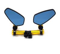 Seitenspiegel Specchietto Retrovisore Moto Specchio Convesso Antiriflesso Blu Per Y&AMAHA MT-01 MT-03 MT-07 MT-09/SR/FZ-07 FZ-09 MT-10(Yellow)