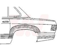 Seitenwand Dietro Destra Radlaufrand Per Mercedes-Benz SL R107 Coupe C107
