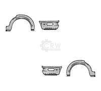 Seitenwand Radlauf Dietro Set Per BMW E30 3er 87- 4-Door