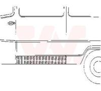 Seitenwand Sinistra Larghezza Per Mercedes-Benz T1 Bus Pritsche/Fahrgestell