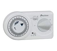 Seitron Accessori per Riscaldamento - CRONOTERMOSTATO ELETTRONICO GIORNALIERO TEMPORA - Bianco