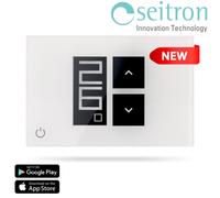 SEITRON CRONOTERMOSTATO WI-FI SETTIMANALE DA PARETE WI-TIME WALL BIANCO